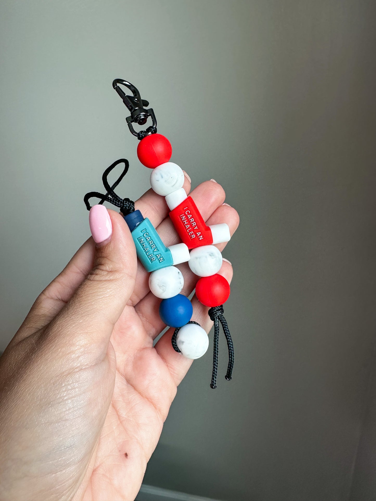 'I Carry an Inhaler' Key Chain/Zipper Pull
