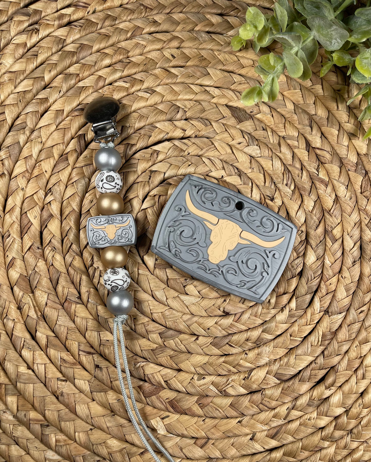 'Cowboys like Us' Belt Buckle Set