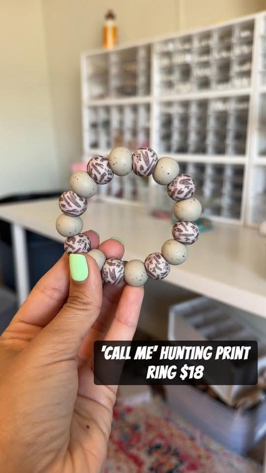 [IN STOCK] Hunting Printed Teething Ring