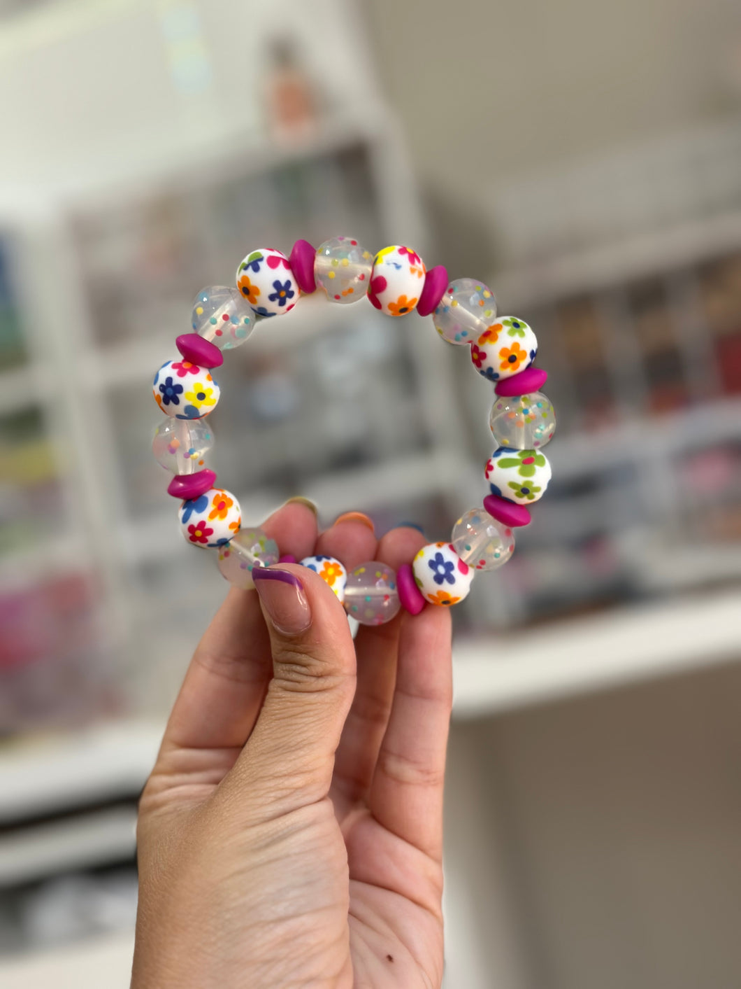 Retro Confetti Teething Ring