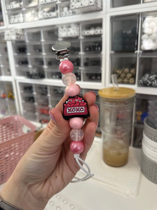 XOXO Truck Pacifier Clip