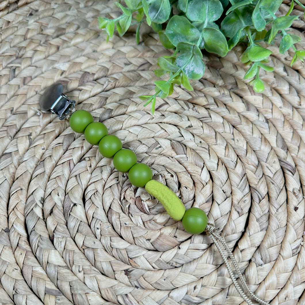 Dill Pickle Pacifier Clip