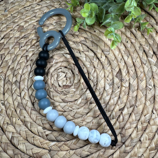 Black Ombre Stroller Clip