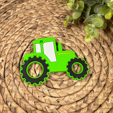 Green Tractor Teether Set