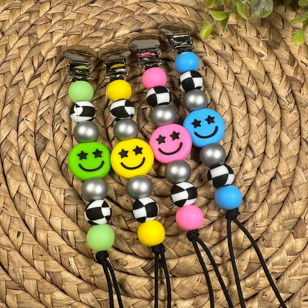 All Smiles Pacifier Clip