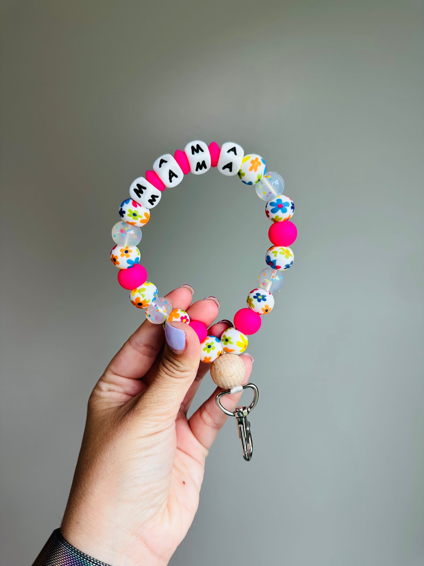 Retro Mama Key Ring