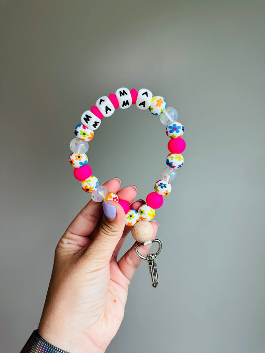 Retro Mama Key Ring