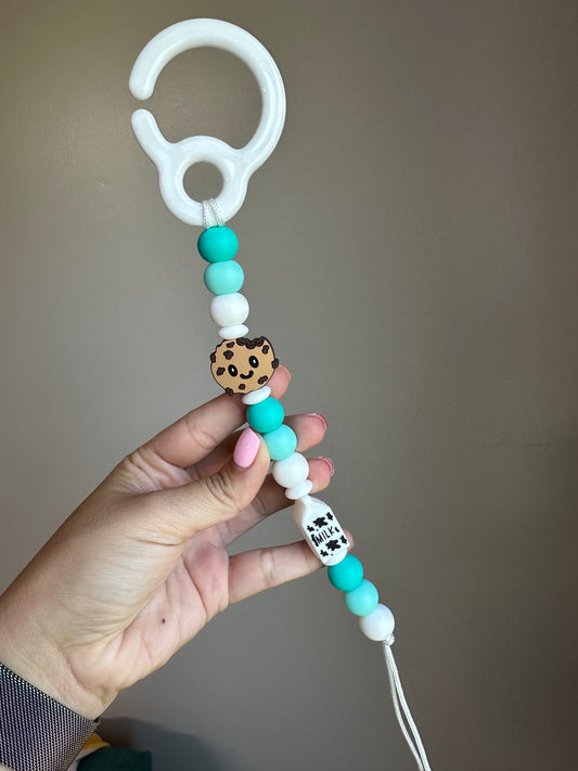 Cookies + Milk Stroller Clip
