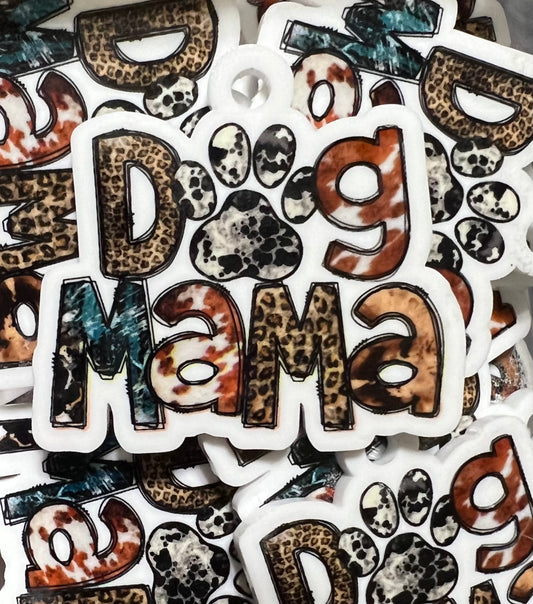 Dog Mama Acrylic Key Tag