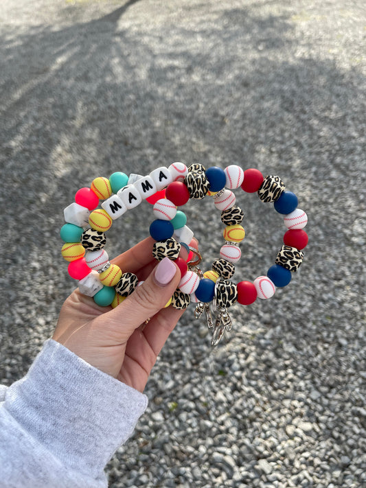Baseball/Softball Key Ring