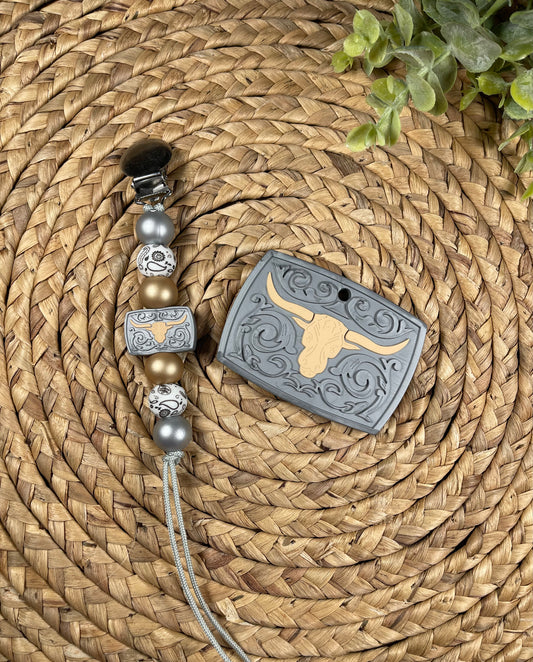 'Cowboys like Us' Belt Buckle Set