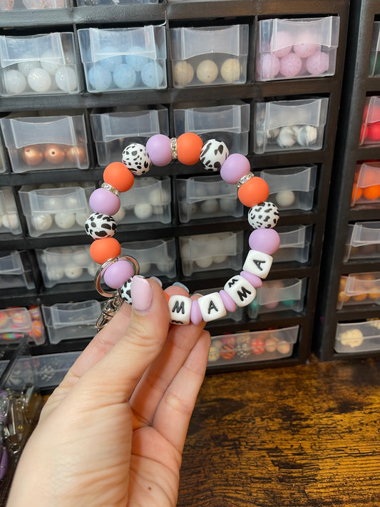 Sherbet Cow Key Ring