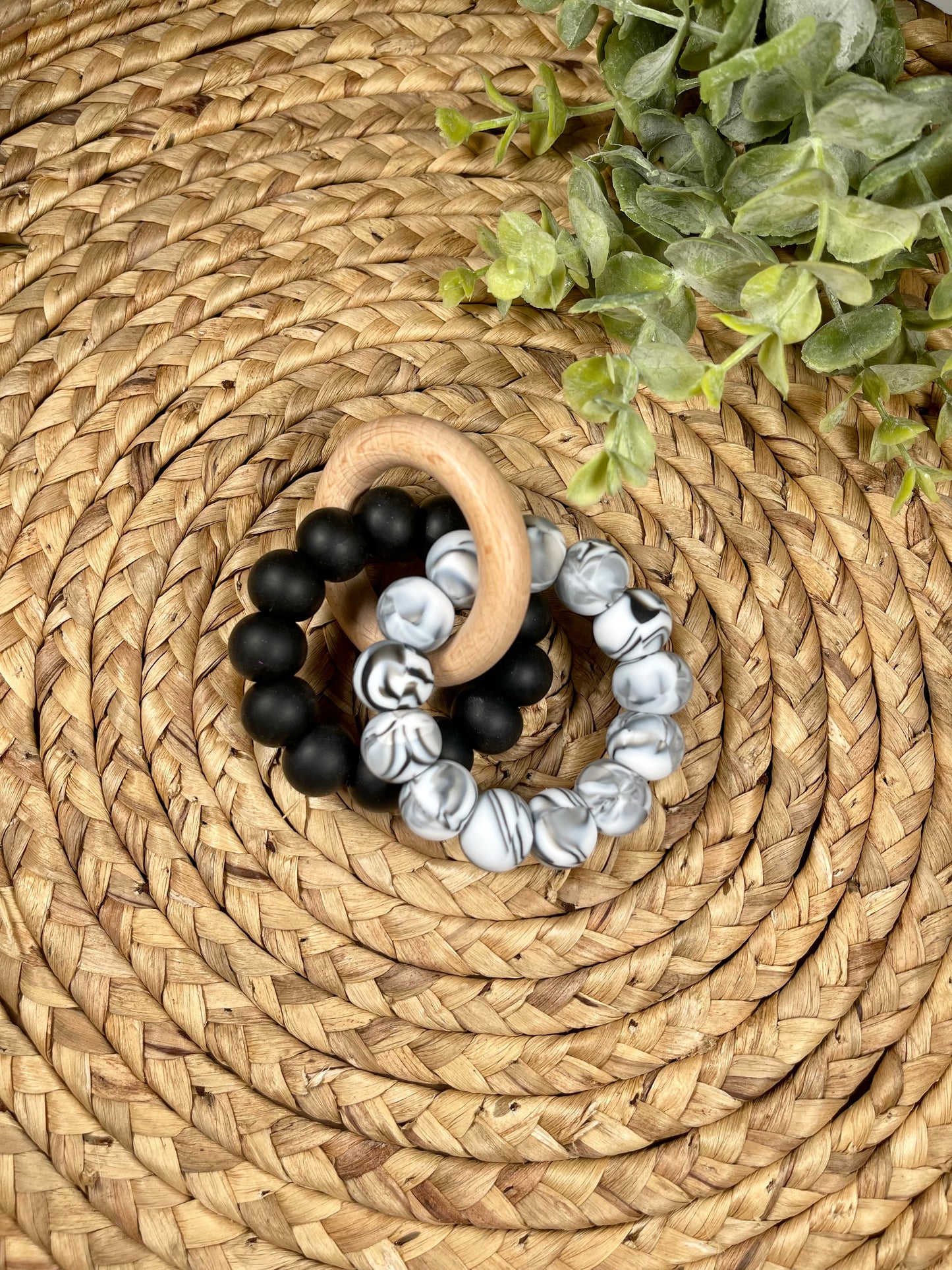 Solid Duo Rattle Ring [Pick your colors]