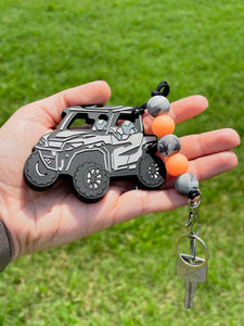 "Ridin' Dirty" ATV Teether