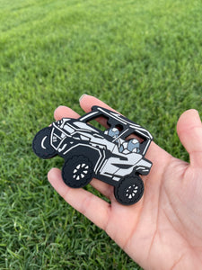 "Ridin' Dirty" ATV Teether