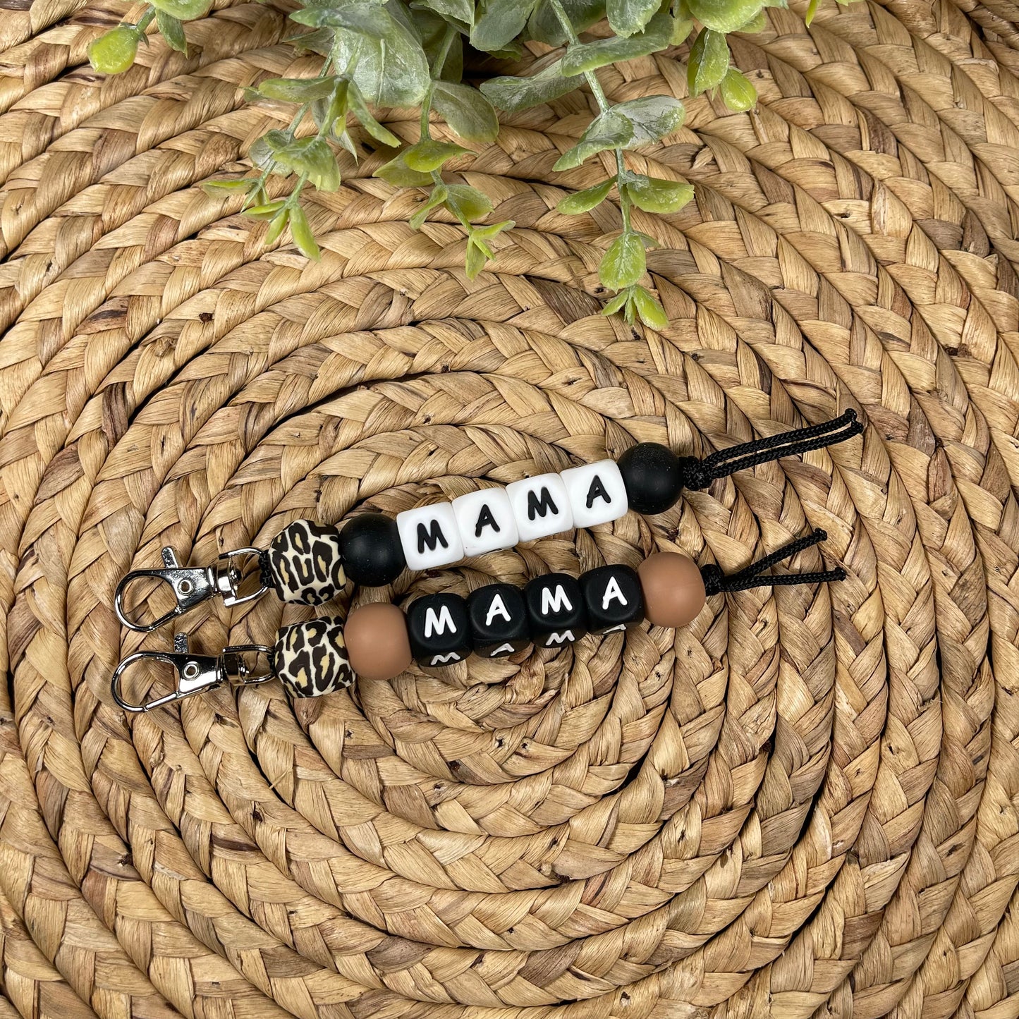 Leopard Hex MAMA Key Chain