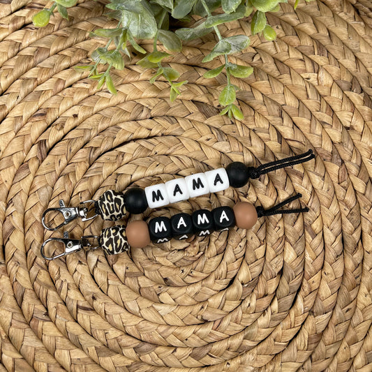 Leopard Hex MAMA Key Chain